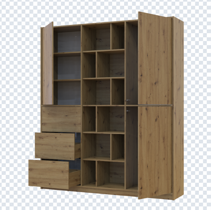 Шкаф для одежды DRS- Морган ДСП 180х38.5х210 с ящиками