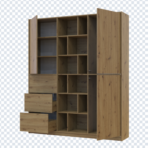 Шкаф для одежды DRS- Морган ДСП 180х38.5х210 с ящиками