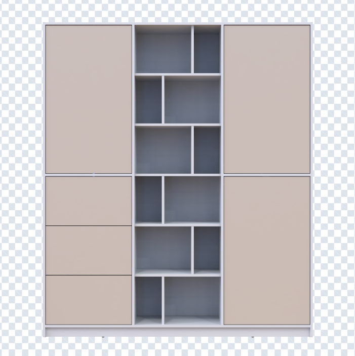 Шкаф для одежды DRS- Морган ДСП 180х38.5х210 с ящиками