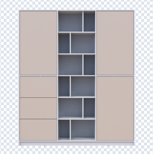 Шкаф для одежды DRS- Морган ДСП 180х38.5х210 с ящиками