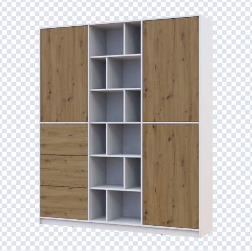 Шкаф для одежды DRS- Морган ДСП 180х38.5х210 с ящиками