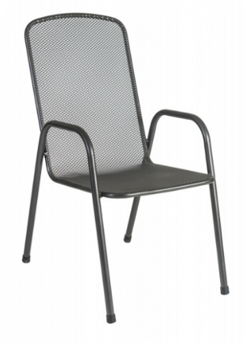 Стул металлический Alexander Rose TEA- PORTOFINO HIGHBACK STACKING CHAIR