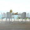 Стол стеклянный Nardi Outdoor DEI- Loto Dinner 170 см