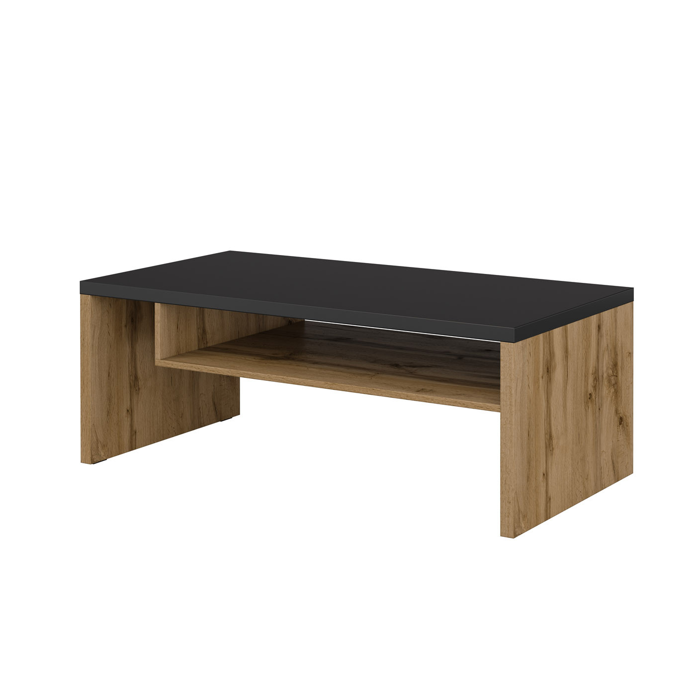 Стол кофейный Helvetia CROSS 24N6MY99 (дуб вотан-черный)