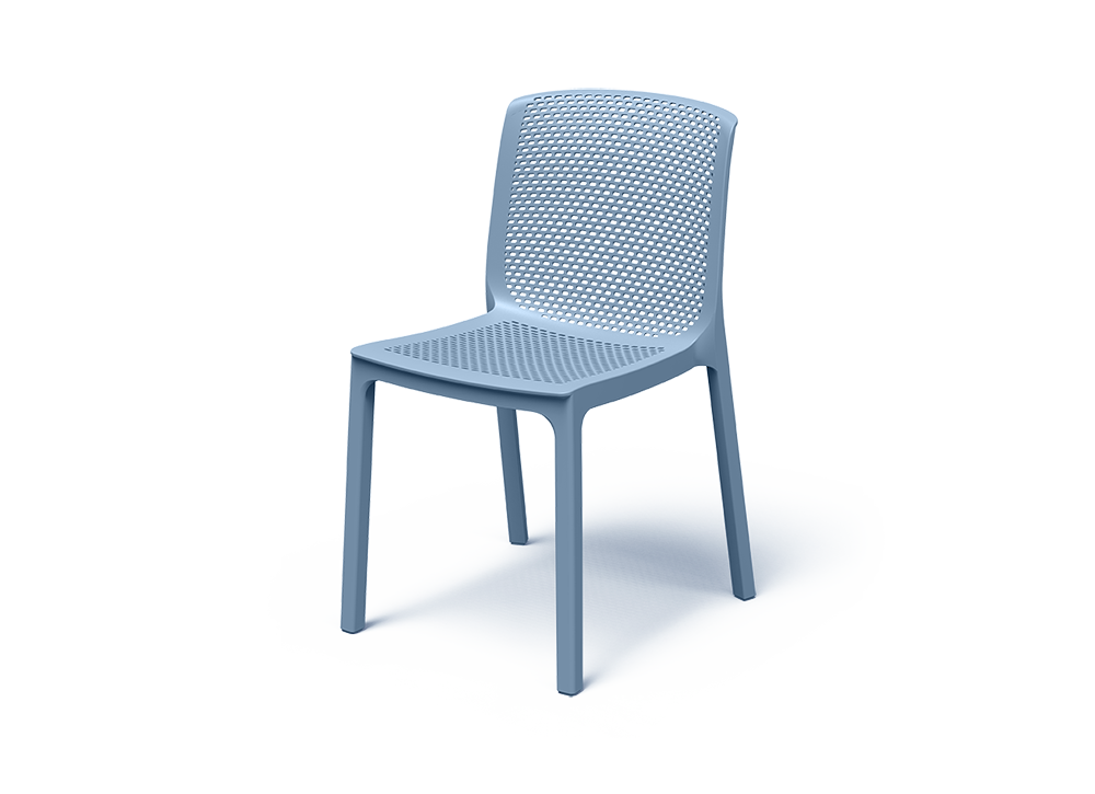 Стул обеденный уличный VLL- FERNE Nexo (синий, жёлтый)