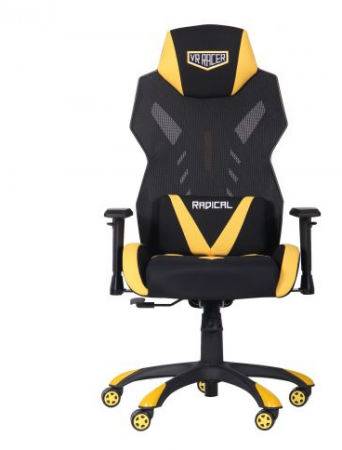 Кресло компьютерное MFF- VR Racer Radical Wrex черный/желтый