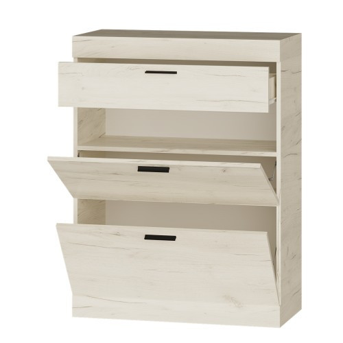 Прихожая(модульная) EVR- Соната-8 дуб крафт белый