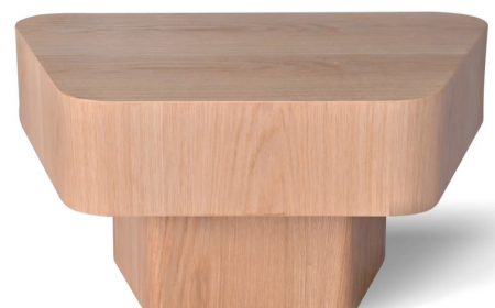 Стол кофейный CRV- Dominic,Oak nature top and base 70 cm,натуральный