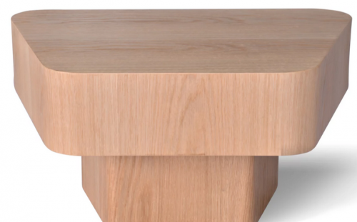 Стол кофейный CRV- Dominic,Oak nature top and base 70 cm,натуральный