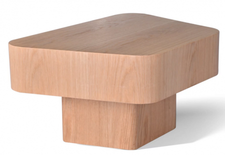 Стол кофейный CRV- Dominic,Oak nature top and base 70 cm,натуральный