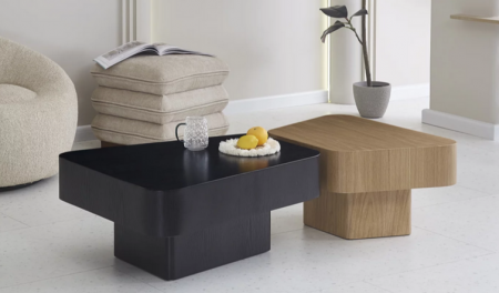 Стол кофейный CRV- Dominic,Oak nature top and base 70 cm,натуральный