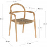 Стул Kave Home SHERYL CC5078J12 (бежевый)