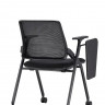 Крісло із відкидним столиком для аудиторій LUX- H-08 BLACK