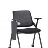 Крісло із відкидним столиком для аудиторій LUX- H-08 BLACK