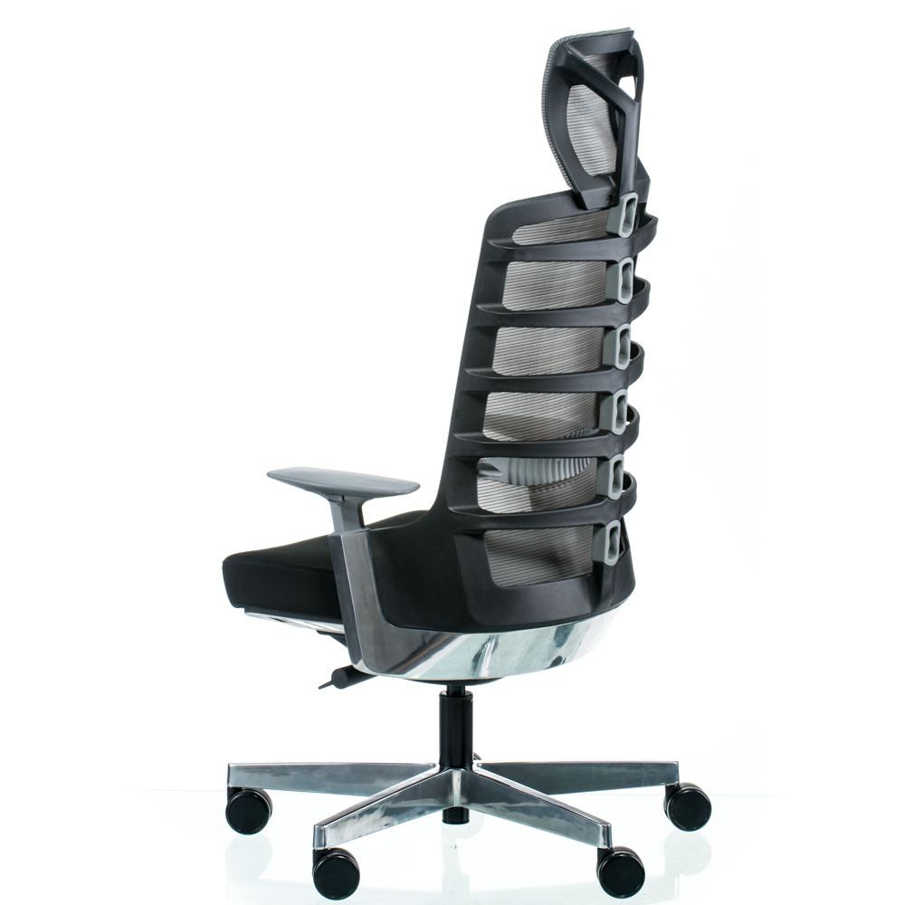 Кресло офисное TPRO- SPINELLY BLACK/METALLIC E5463