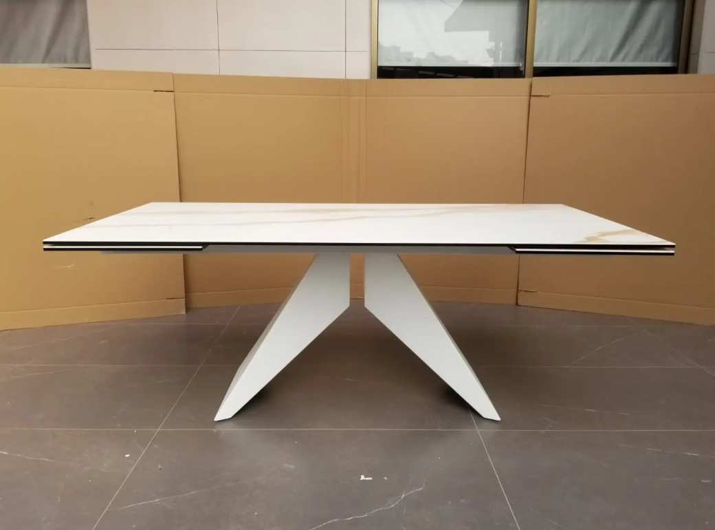 Стол керамический 200-300 см CON- SAPPHIRE GOLD MARBLE (Сапфир) 