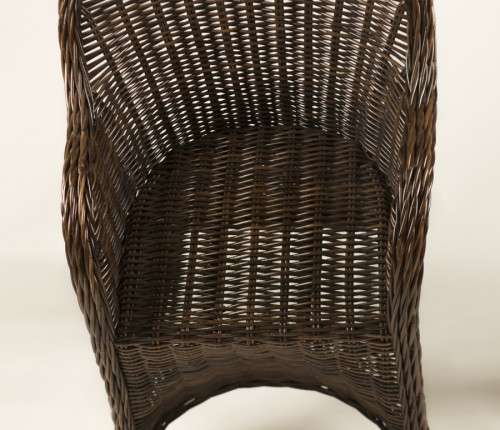 Кресло CRU- Сейшелла натуральный ротанг коричневый