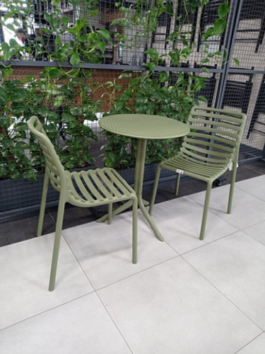 Комплект Nardi DEI- стол Step + 2 стула Doga Bistrot, Agave