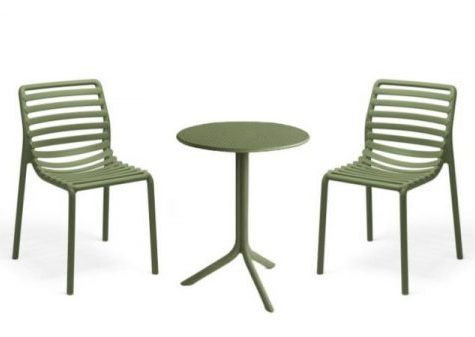 Комплект Nardi DEI- стол Step + 2 стула Doga Bistrot, Agave