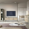 Гостиная Perfect Home Форест / Forest: стеллаж, комод, ТВ-тумба. Эвкалипт/ель сканди