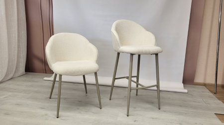 Стул обеденный VTR- М-236 маршмеллоу+ капучино