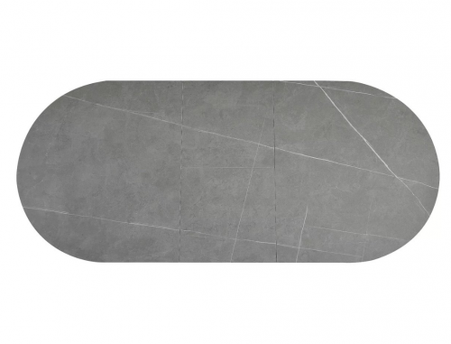 Стол SIGNAL Gaston CERAMIC 140(180)*80 СЕРЫЙ/ЧЕРНЫЙ