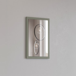 Зеркало в прихожую Helvetia CROSS 24GWMY04 (дымчатый зеленый)