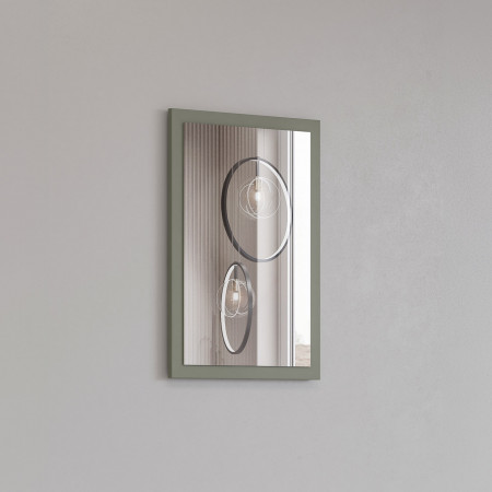 Зеркало в прихожую Helvetia CROSS 24GWMY04 (дымчатый зеленый)