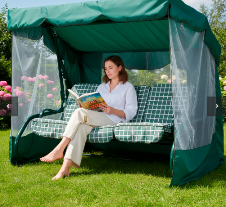 Качель садовая GG- Мальта (зеленая) 014