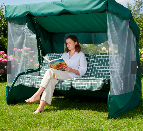 Качель садовая GG- Мальта (зеленая) 014