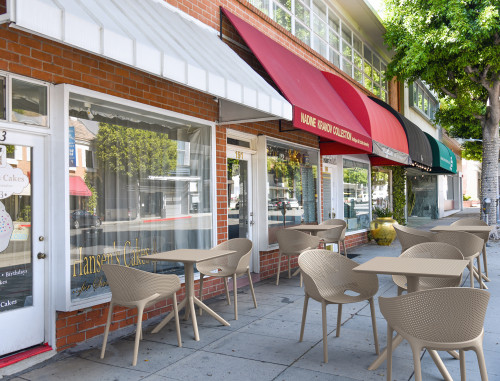 Стол уличный Siesta Sky Table 70 (бежевый)