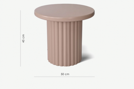 Стол кофейный CRV- Rafael, Caramel top caramel base 50 см