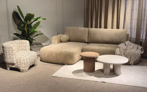 Стол кофейный CRV- Rafael, Caramel top caramel base 50 см