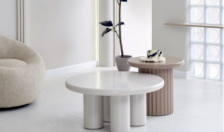 Стол кофейный CRV- Rafael, Caramel top caramel base 50 см