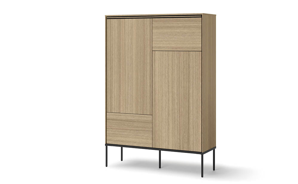 Комод высокий 2Д TOP- Виссо дуб 