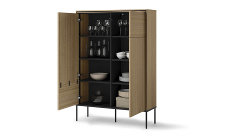 Комод высокий 2Д TOP- Виссо дуб 