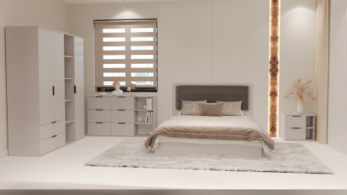 Тумба прикроватная левая/правая ViA- Сити СТ-3