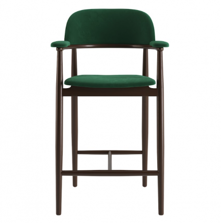 Стул полу барный LVK- Terra LTL тонирование ясеня ткань (венус вельвет 2940) 