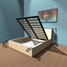 Кровать с подъемным механизмом COR- Рига 