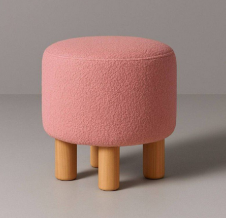 Пуф Mil- Rainbow 35х35х38 см Розовый (3002)