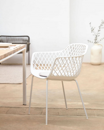 Стул пластиковый Kave Home QUINN CC1223S05 (белый)