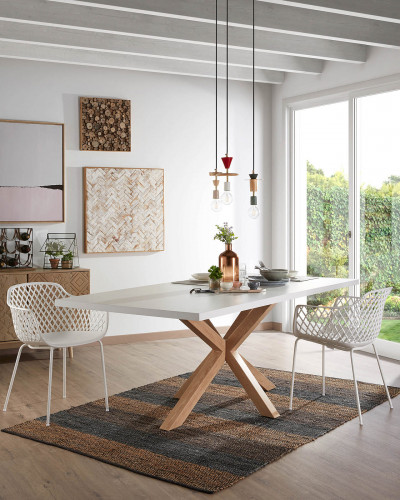 Стул пластиковый Kave Home QUINN CC1223S05 (белый)