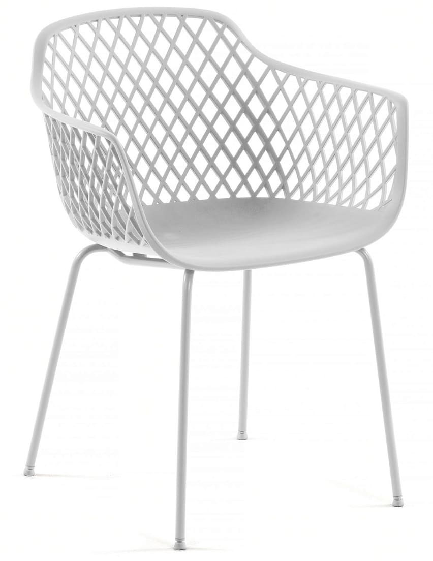 Стул пластиковый Kave Home QUINN CC1223S05 (белый)