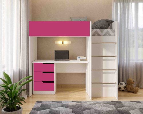 Кровать - комната VRN- "Bedroom 3", корпус  цвет "Белый"