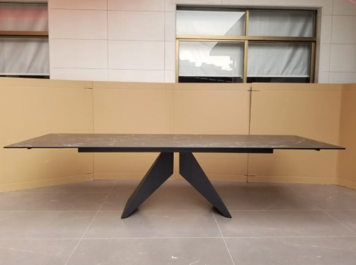 Стол керамический 200-300 см CON- SAPPHIRE BLACK MARBLE (Сапфир)  