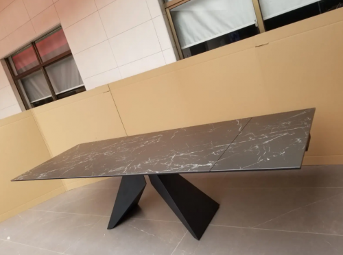 Стол керамический 200-300 см CON- SAPPHIRE BLACK MARBLE (Сапфир)  