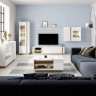 Тумба под телевизор Perfect Home Arco (Marco) 2D/187 белый глянец/дуб грандсон