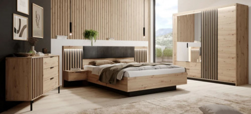 Спальня Perfect Home Талли / Tally A Дуб артизан/антрацит