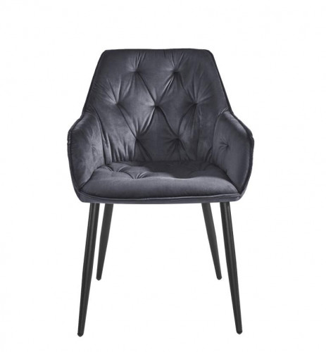 Стул Avn- BEL Grey Velvet серый