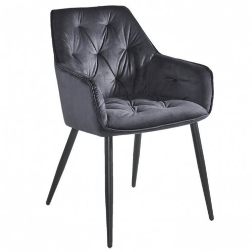 Стул Avn- BEL Grey Velvet серый